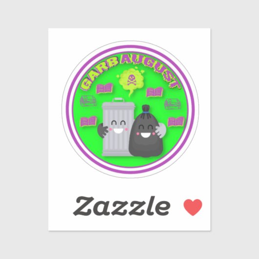 Custom Cut GarbAugust Sticker (Blatt)