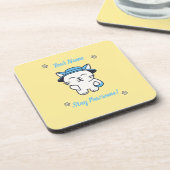 Custom Cut Lover Untersetzer - Niedlich und Person (Linke Seite)