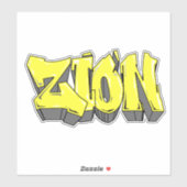 Custom Cut "Tony" Graffiti Vinyl Sticker (Blatt)