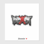Custom-Cut Vinyl BEAST Logo Sticker (Blatt)