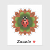 Custom Cut Vinyl Ladybug Aufkleber (Blatt)