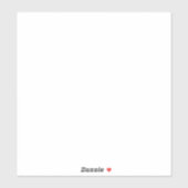 Custom-Cut Vinyl Sticker (Blatt)