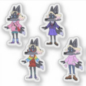 Custom-Cut Vinyl Sticker (Vorderseite)