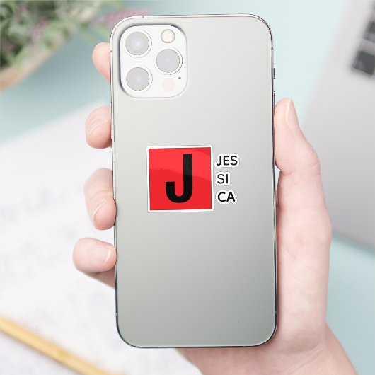 Custom-Cut Vinyl Sticker (Telefon)