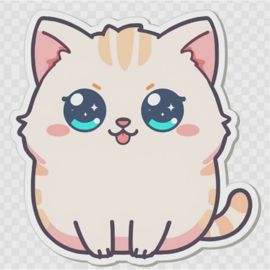 Custom-Cut Vinyl Sticker (Vorderseite)