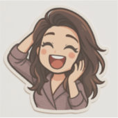 Custom-Cut Vinyl Sticker (Vorderseite)