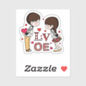 Custom-Cut Vinyl Sticker (Blatt)