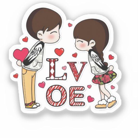 Custom-Cut Vinyl Sticker (Vorderseite)