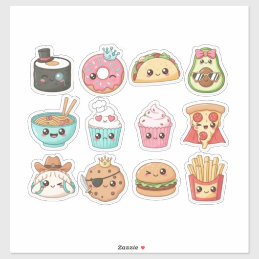 Custom-Cut Vinyl Sticker (Blatt)