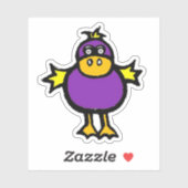 Custom-Cut Vinyl Sticker - Davey Duck (Blatt)