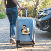 Custom-Cut Vinyl Sticker French bulldog (Koffer Insitu)