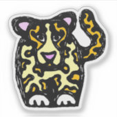 Custom-Cut Vinyl Sticker - Jayla Jaguar (Vorderseite)