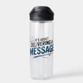 Custom-Cut Vinyl Sticker Trinkflasche (Rückseite)