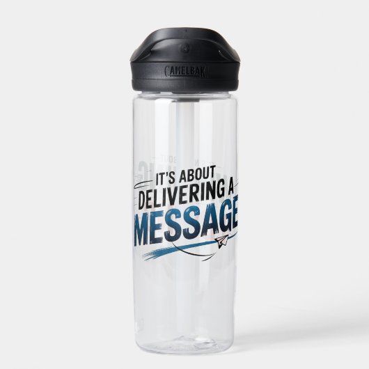 Custom-Cut Vinyl Sticker Trinkflasche (Rückseite)