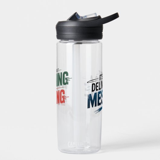 Custom-Cut Vinyl Sticker Trinkflasche (Links)