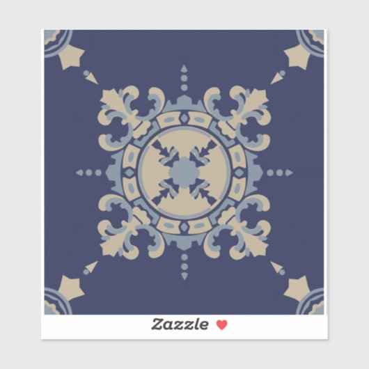 Custom-Cut Vinyl Sticker with design from Mexico (Blatt)