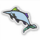 Custom-Cut Vinyl Sticker - Xola Xiphias Gladius (Vorderseite)