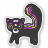 Custom-Cut Vinyl Sticker - Zenia Zorilla (Vorderseite)