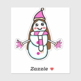 Custom-Cut Vinyl StickeWarm Winter Love – Originar Aufkleber