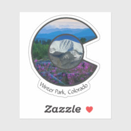 Custom Cut Vinyl Winter Park Colorado Sticker