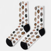 Custom Cute 8-Photo Pet Collage | White Socken (Linkes Detail)