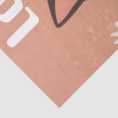 Custom Cute Cat with Mur and Love Seidenpapier (Detail)