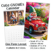 Custom cute Gnome colorful bright funny Vol. 3 - Kalender