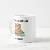 Custom Cute Kawaii Capybara Mode Coffee Mug Kaffeetasse (Vorderseite Links)