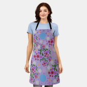 Custom Cute Kidcore Confetti Floral & Vine Pattern Schürze (Getragen)