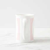 Custom Cute Pink Bow Girl Kids Porzellantasse (Rückseite)