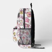 Custom Cute Pink Retro Back To School Backpack Bedruckter Rucksack (Rechts)