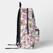 Custom Cute Pink Retro Back To School Backpack Bedruckter Rucksack (Links)
