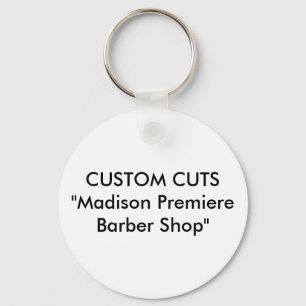 CUSTOM CUTS"Madison Premiere Barber Shop" Schlüsselanhänger