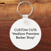 CUSTOM CUTS"Madison Premiere Barber Shop" Schlüsselanhänger (Vorderseite)