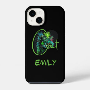 CUSTOM Cyber Steampunk Cat - Cat Lover iPhone 14 Hülle