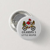 Custom Cyclist Christmas Matching Family Button (Vorne & Hinten)
