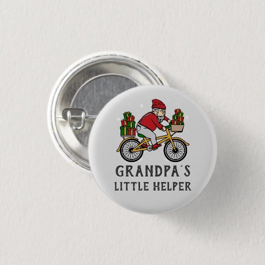 Custom Cyclist Christmas Matching Family Button (Vorne & Hinten)