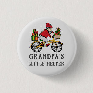 Custom Cyclist Christmas Matching Family Button