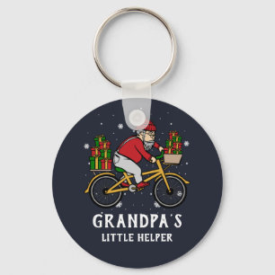Custom Cyclist Christmas Matching Family Schlüsselanhänger