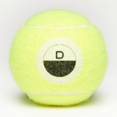 Custom 'D' Monogram Penn Sport Championship Gear Tennisbälle (Vorderseite)