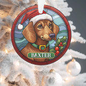 Custom Dachsund Weihnachten Ornament