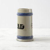 Custom Dad Baseball  Bierglas (Mittel)