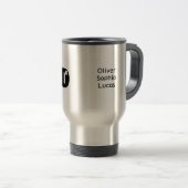 Custom Dad Baseball  Reisebecher (VorderseiteRechts)