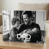 Custom Dad Established Modern Bold Fotoblock