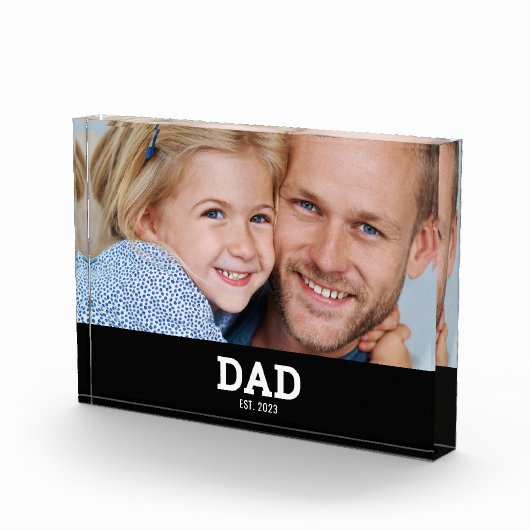 Custom Dad Established Modern Fotoblock (Rechts)