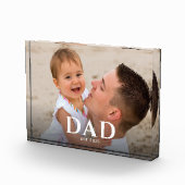 Custom Dad Established Modern Photo Fotoblock (Rechts)