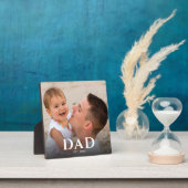Custom Dad Established Modern Photo Fotoplatte (InSitu)