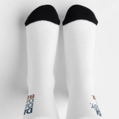 Custom DADA DADDY VATER BRUH VATERTAG Socken (Oben)