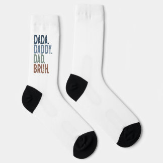 Custom DADA DADDY VATER BRUH VATERTAG Socken