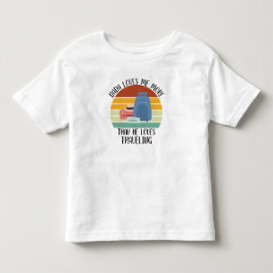 CUSTOM Dada Lieben mich mehr als die Lieben reisen Kleinkind T-shirt